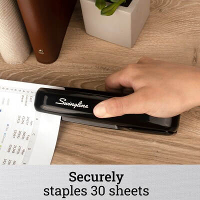 Swingline 747 Desktop Stapler, 30-Sheet Capacity, Staples Included, Black (S7074741)