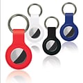Better Office Products Silicone Covers For Apple Airtags, Airtag Holder and Key Ring, Assorted Color