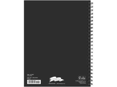 2024-2025 Willow Creek Celestial 6.5 x 8.5 Academic Weekly & Monthly Planner, Paper Cover, Black/G