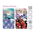 Better Office Tropical Floral Heavyweight File Folders, 1/3-Cut Tab, Letter Size, Assorted Colors, 1