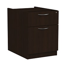 Alera Valencia Series 3/4 Box/file Pedestal, 15 5/8w X 20 1/2d X 19 1/4h, Espresso