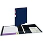 Avery 1" 3-Ring Non-View Binders, Slant Ring, Blue (27251)
