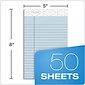 TOPS Prism+ Writing Notepads, 5" x 8", Narrow Ruled, Blue, 50 Sheets/Pad, 12 Pads/Pack (63020)