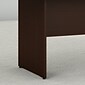 Bush Business Furniture 72W x 36D Boat Shaped Conference Table with Wood Base, Mocha Cherry (99TB7236MR)