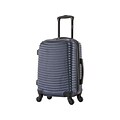 DUKAP ADLY Polycarbonate/ABS Carry-On Suitcase, Navy Blue (DKADL00S-BLU)