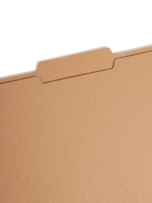Smead Heavy Duty Classification Folders, 2/5-Cut Tab, Legal Size, Kraft, 50/Box (19882)