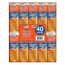 Lance ToastChee Cheese Peanut Butter Crackers-40CT