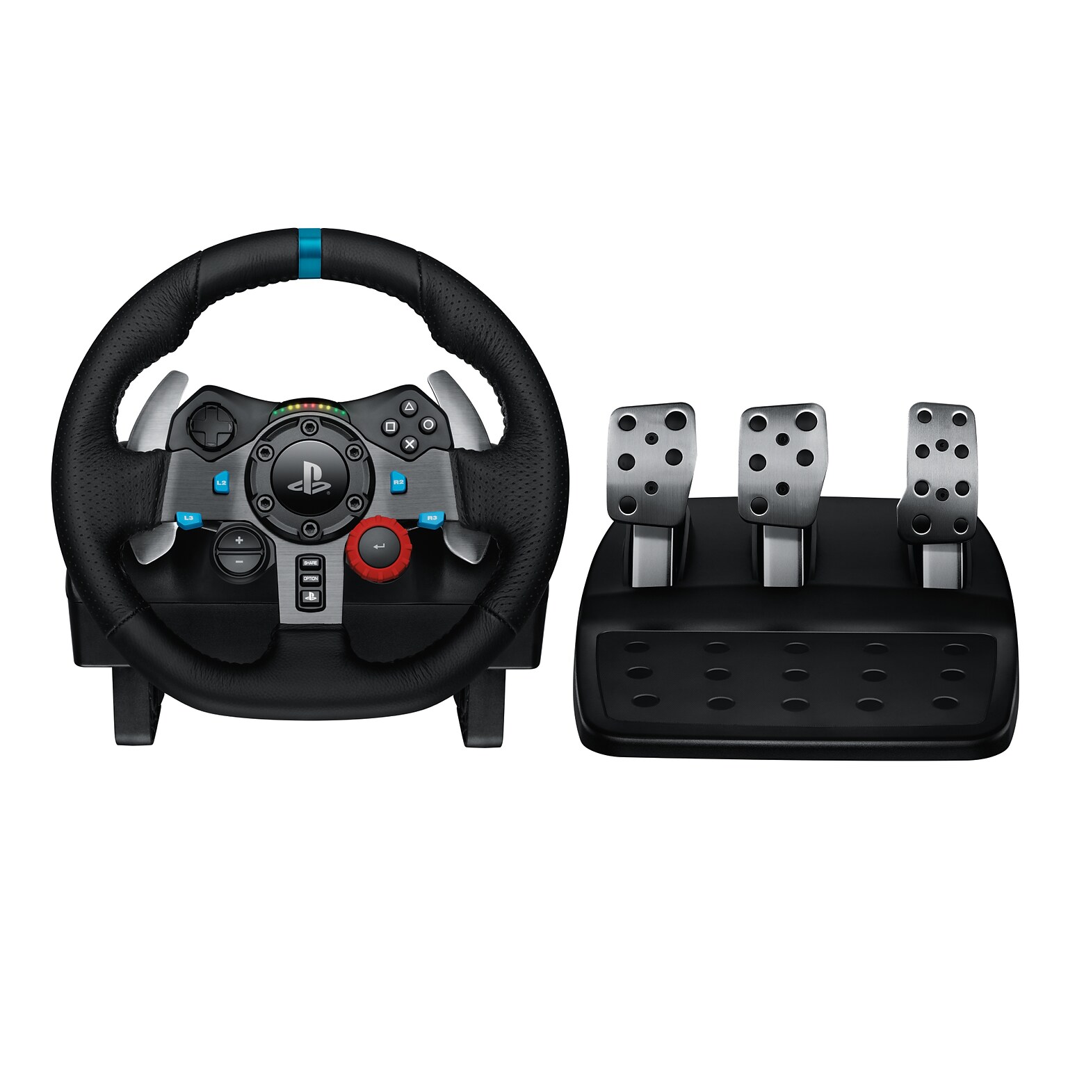 Logitech G G29 Driving Force 941-000110 Gaming Steering Wheel for PS3 & PS4, Cable, Black