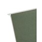 Smead Box Bottom Hanging File Folders, 1" Expansion, Letter Size, Standard Green, 25/Box (64239)