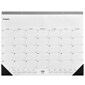 2024-2025 Staples 22" x 17" Academic Monthly Desk Pad Calendar, Gray  (ST59496-23)