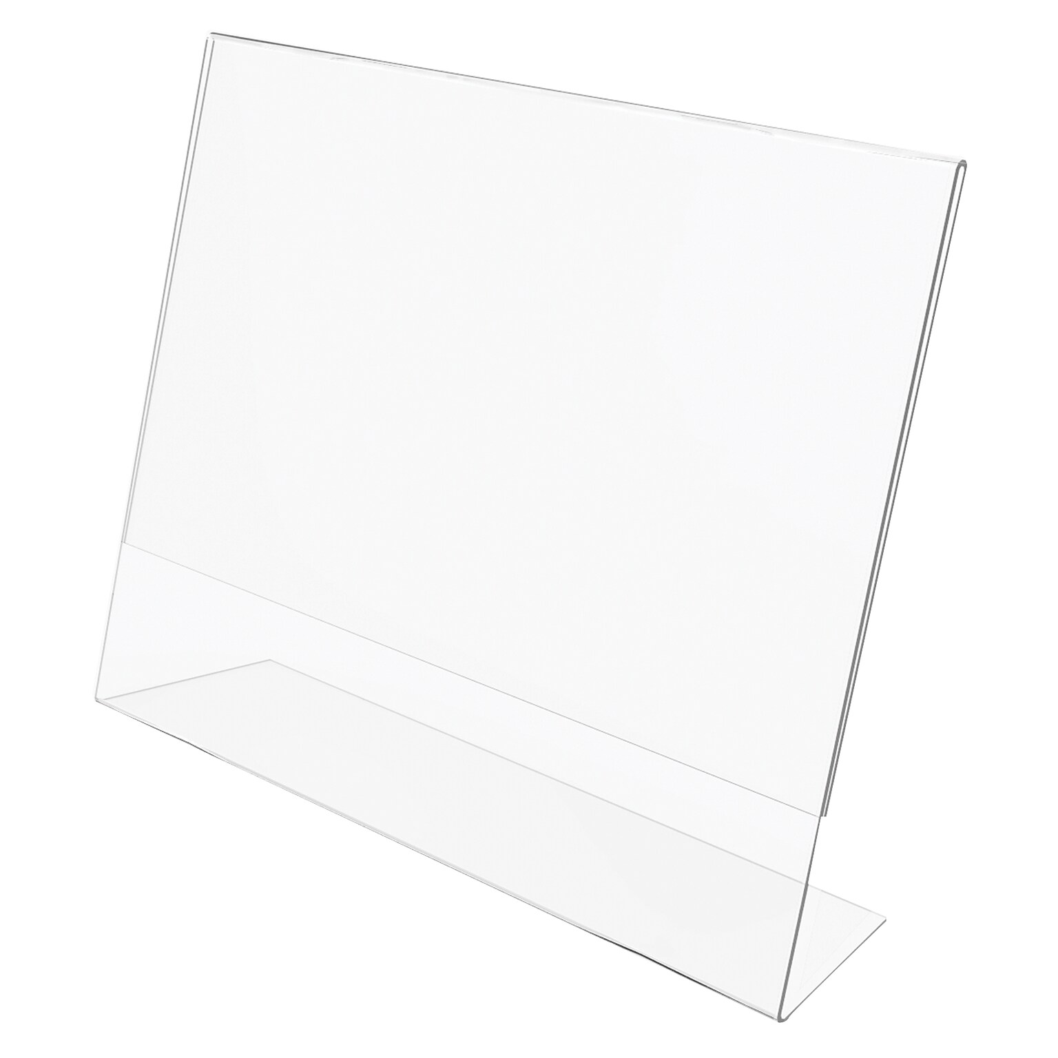 Deflect-O Classic Image Sign Holder, 11 x 8.5, Clear Plastic (66701)