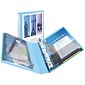 Avery Mini Protect & Store 1" 3-Ring View Binders, Blue (23014)