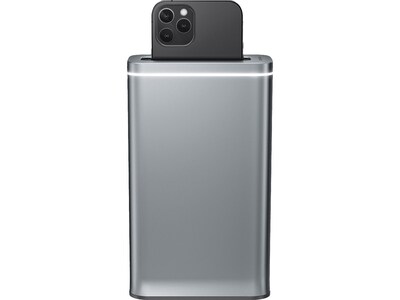 simplehuman Cleanstation Phone Sanitizer, Matte Silver (ST4003)