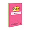 Post-it Notes, 4 x 6, Poptimistic Collection, Lined, 100 Sheet/Pad, 3 Pads/Pack (6603AN)