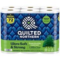 Quilted Northern Ultra Soft & Strong 2-Ply Standard Toilet Paper, White, 295 Sheets/Roll, 18 Rolls/C