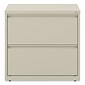 Alera® 2-Drawer Lateral File Cabinet; Putty, Letter/Legal (ALELA523029PY)