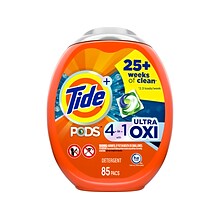 Tide PODS Ultra Oxi HE Laundry Detergent Capsules, 85/Pack (03621)