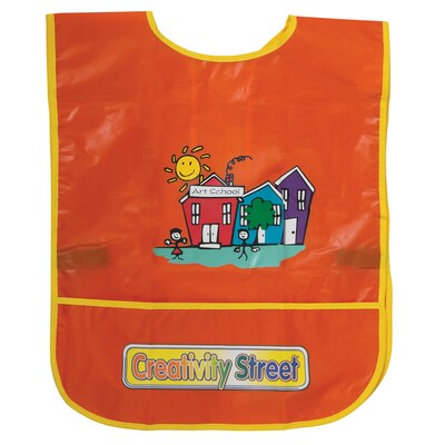 Creativity Street Childrens Artist Smock, Orange, 15 x 12, Pack of 3 (CK-5207-3)
