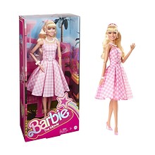 Barbie The Movie Barbie Doll, Pink Gingham Dress