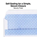 Self-Sealing Security-Tint #10 Envelopes, 4-1/8 x 9-1/2, White, 500/Box (511289/99296)