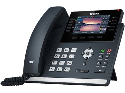YeaLink SIP-T46U 10-Line Corded IP Telephone, Classic Gray (1301203)