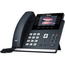 YeaLink SIP-T46U 10-Line Corded IP Telephone, Classic Gray (1301203)