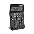 Staples 10 -Digit Battery/Solar Powered Basic Calculator, Black (ST240-CC)