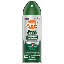 OFF! Deep Woods V Aerosol for Mosquitos, Alcohol Odor, 6 oz. (333242)