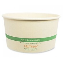 World Centric No Tree Sugarcane Bowl, 32 oz., Natural, 300/Carton (WORBONT32W)