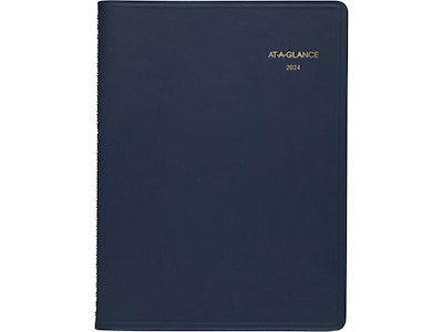 2024 AT-A-GLANCE Fashion 9 x 11 Monthly Planner, Navy (70-260-20-24)