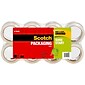 Scotch Packing Tape, 1.88" x 54.6 yds., Clear, 8/Pack (34508)