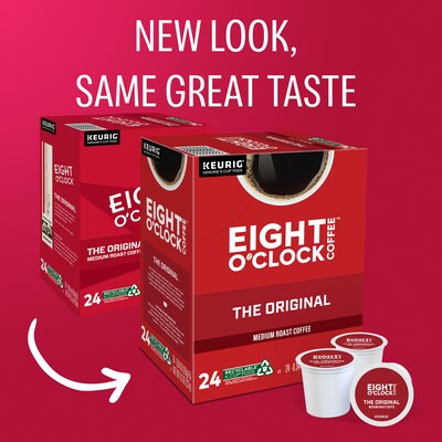 Eight O'Clock Original Blend Coffee Keurig® K-Cup® Pods, Medium Roast, 24/Box (6405)