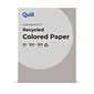 Quill Brand® 30% Recycled Colored Multipurpose Paper, 20 lbs., 8.5" x 11", Gray, 500 sheets/Ream