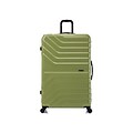 InUSA Aurum Polycarbonate/ABS Extra-Large Suitcase, Green (IUAUR00XL-GRN)