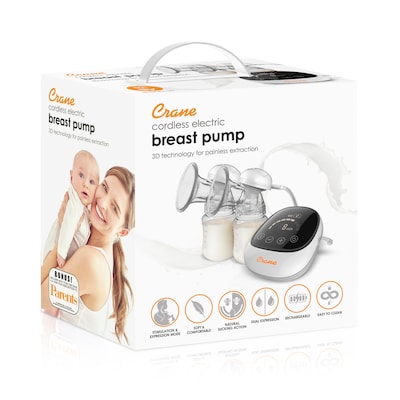 Crane Select Cordless Breast Pump, Electric (EE-9002)