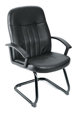 Boss Office Products Leather Guest Armchair (B8109)