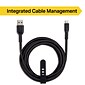 NXT Technologies™ 10 Ft. Braided Lightning to USB Cable, Black (NX60462)