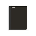 Staples Premium Composition Notebook, 7.5 x 9.75, 100 College Ruled Sheets, Black (TR58342)