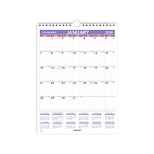 2024 AT-A-GLANCE 8 x 11 Monthly Wall Calendar (PM1-28-24)