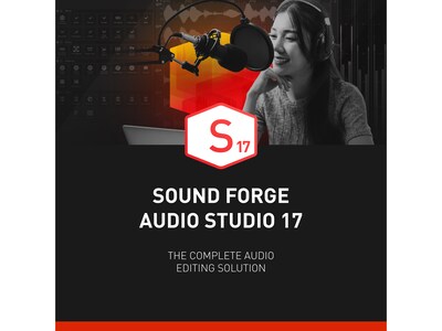 Magix SOUND FORGE Audio Studio 17 for 1 User, Windows, Download (639191919916)