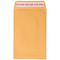JAM Paper Self Seal Catalog Envelope, 6 x 9, Brown Kraft Manila, 100/Pack (13034199D)