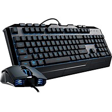 Cooler Master Devastator 3 Ergonomic Gaming Keyboard and Optical Mouse Combo, Black (SGB-3000-KKMF3-
