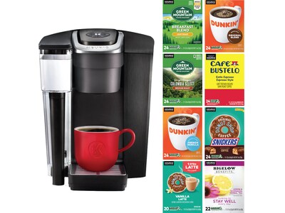 Keurig® K1500 Commercial Single Serve Coffee Maker with 182 K-Cup Pods, Coffeehouse Bundle, Assorted