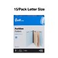Quill Brand® Recycled Pressboard Classification Folders, 2-Partitions, 6-Fasteners, Letter, Lt Blue, 15/Box (760903)