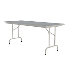 Correll Folding Table, 72x30 , Gray Granite (CF3072TF-15)