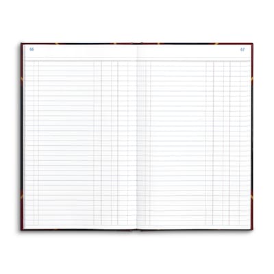 Staples® Ledger Book, Black, 150 Sheets/Book (217679)