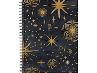 2024-2025 Willow Creek Celestial Magic 8.5 x 11 Academic Weekly & Monthly Planner, Paper Cover, Bl