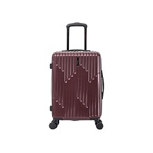 InUSA Drip Polycarbonate/ABS Carry-On Suitcase, Wine (IUDRI00S-WIN)