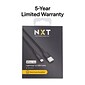NXT Technologies™ 10 Ft. Braided Lightning to USB Cable, Black (NX60462)