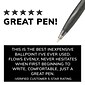 BIC Glide Retractable Ballpoint Pen, Medium Point, Black Ink, Dozen (14347/VCG11BK)